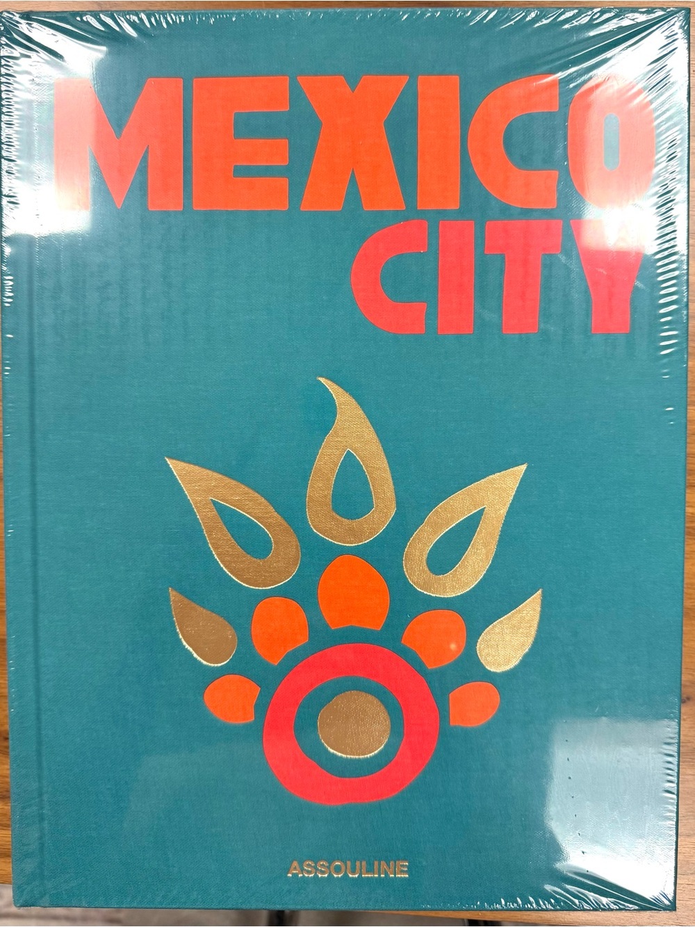Assouline Mexico City Coffee Table Book in Teal, Coral & Gold